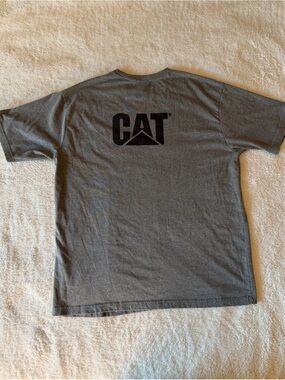 CAT Logo- Men’s T-Shirt Grey